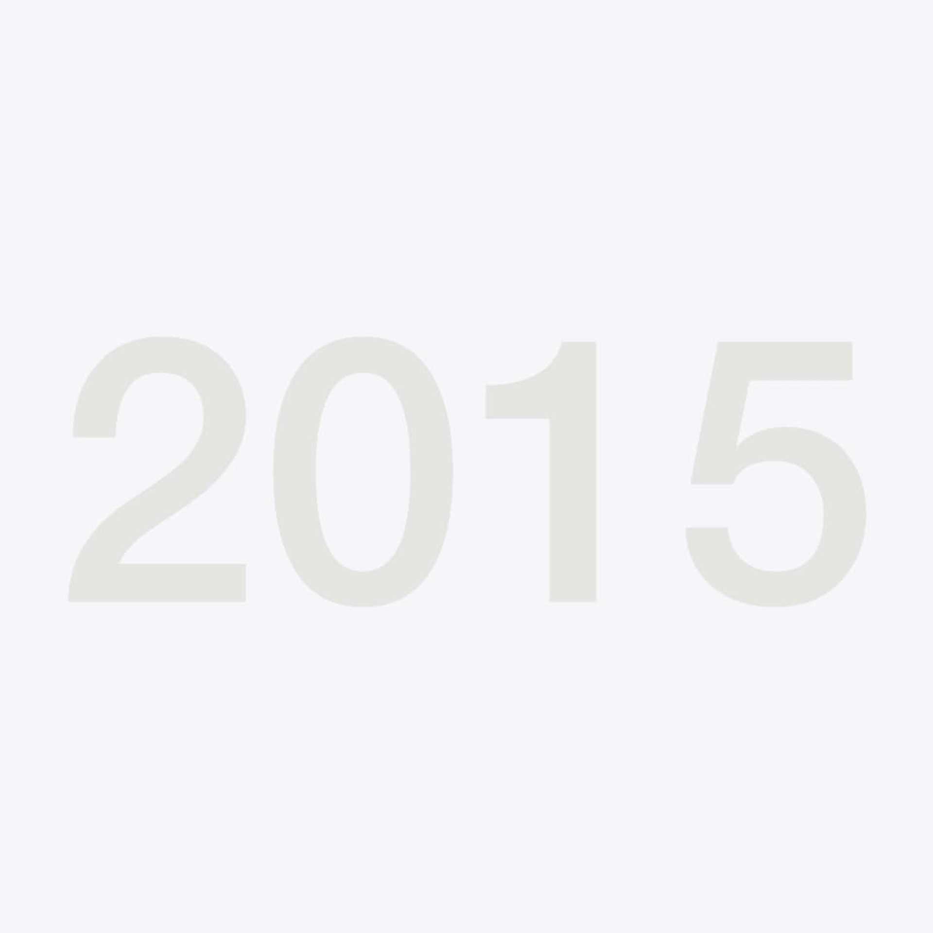 Grafik Jahreszahl 2015